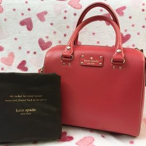 Kate spade ♠ Coral Wellesley Alessa Satchel Purse